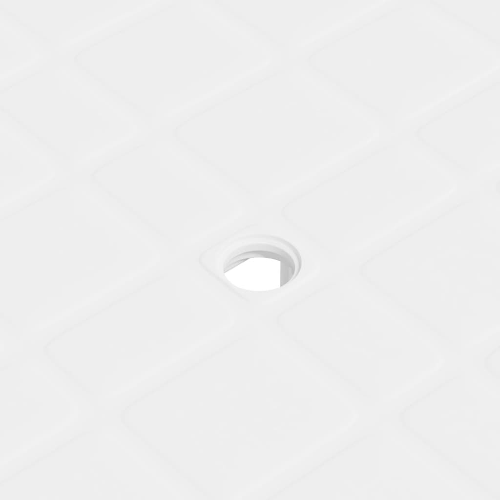 vidaXL Садовий стіл Білий 80x75x72 см Пластик