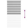 vidaXL Смугаста Рулонна Штора Сірий 120х230 см