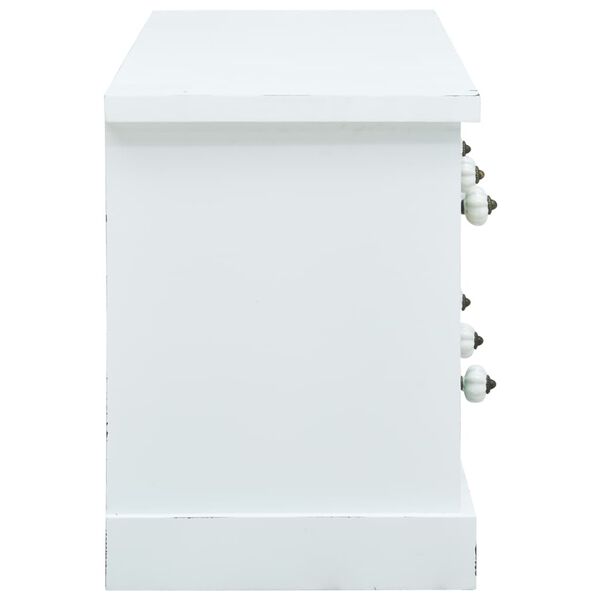 vidaXL Тумба під Телевізор з Шухлядами Білий 120x30x40 см МДФ