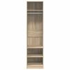 800237 vidaXL Wardrobe Sonoma Oak 50x50x200 cm Chipboard