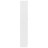 vidaXL Шафа-вітрина Білий 82,5x30,5x185,5 см ДСП