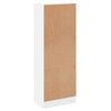 800828 vidaXL 3-Tier Book Cabinet White 40x24x108 cm Chipboard