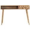 287438 vidaXL Writing Desk 115x50x76 cm Solid Acacia Wood