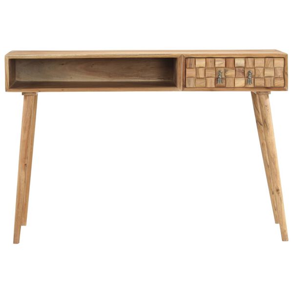 287438 vidaXL Writing Desk 115x50x76 cm Solid Acacia Wood