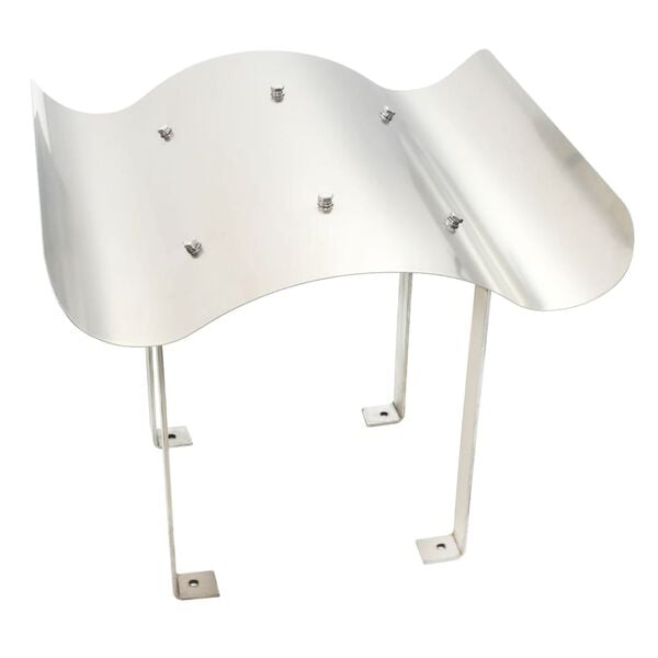 vidaXL Ковпак для Димоходу Сріблястий Нержавіюча Сталь