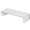 243661 vidaXL Monitor Stand Chipboard 60x23,5x12 cm White
