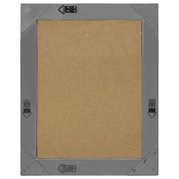 vidaXL Настінне Дзеркало в Cтилі Бароко Чорний 50x60 см