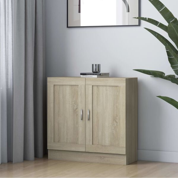 vidaXL Книжкова шафа Дуб сонома 82,5x30,5x80 см ДСП