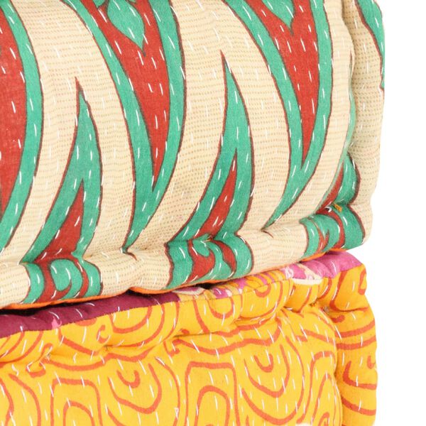 vidaXL Пуф 60x70x36 см Печворк Тканина