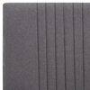 vidaXL Каркас ліжка Світло-сірий 120x200 см Тканина
