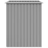 vidaXL Садовий Сарай Сірий 205x129x183 см Оцинкована Сталь