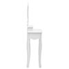 vidaXL Туалетний столик з табуретом Білий 50x59x136см Павловнія