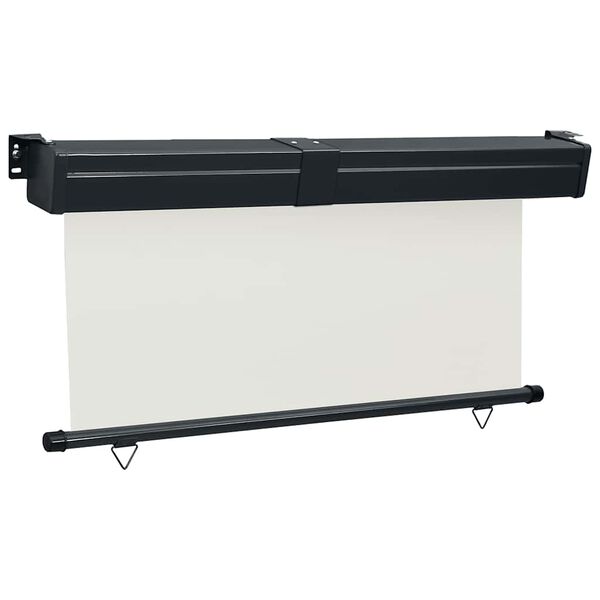 vidaXL Бічний балконний тент Кремовий 170x250 см