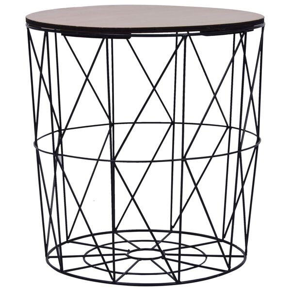 vidaXL Журнальні столики 3 шт Чорний