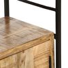 vidaXL 4-Рівнева Книжкова Шафа 80x30x180 см Необроблене Дерево Манго