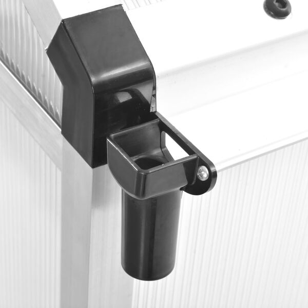 vidaXL Теплиця 302x190x195 см 11,19 м³ Алюміній