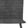 vidaXL Обідні Cтільці 4 шт Сірий Оксамит