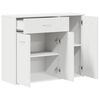 800675 vidaXL Sideboard White 88x30x70 cm Chipboard