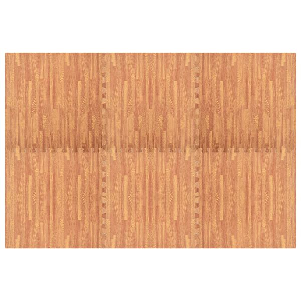 vidaXL Килимки для Підлоги 6 шт Текстура Деревини 2,16 м² Спінений ЕВА