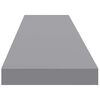 vidaXL Настінні Полиці з Прихованим Кріпленням 4 шт 120x23,5x3,8см МДФ