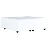 283724 vidaXL Coffee Table High Gloss White 100x100x35 cm