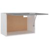 802517 vidaXL Hanging Cabinet Concrete Grey 60x31x40 cm Chipboard