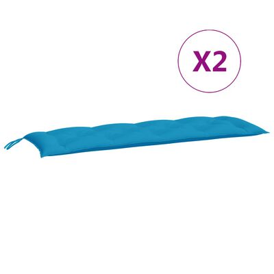vidaXL Подушка для Гойдалки Світло-Синій 150 см Тканина
