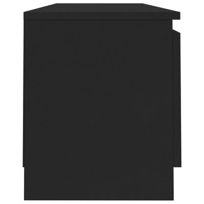 vidaXL Тумба під телевізор Чорний 120x30x35,5 см ДСП