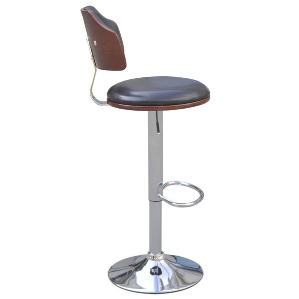 vidaXL Барні стільці 2 шт. Каркас з гнутої деревини/Штучна шкіра