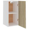 801247 vidaXL Hanging Cabinet Sonoma Oak 29,5x31x60 cm Chipboard