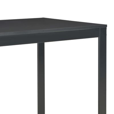 vidaXL Комп’ютерний стіл Чорний 120x60x70 см