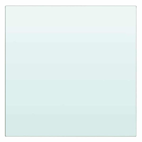 vidaXL Скляна Панель для Полиці Прозорий 20х20 см