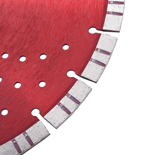 vidaXL Алмазний Відрізний Диск з Турбо і Отворами 300 мм Сталь