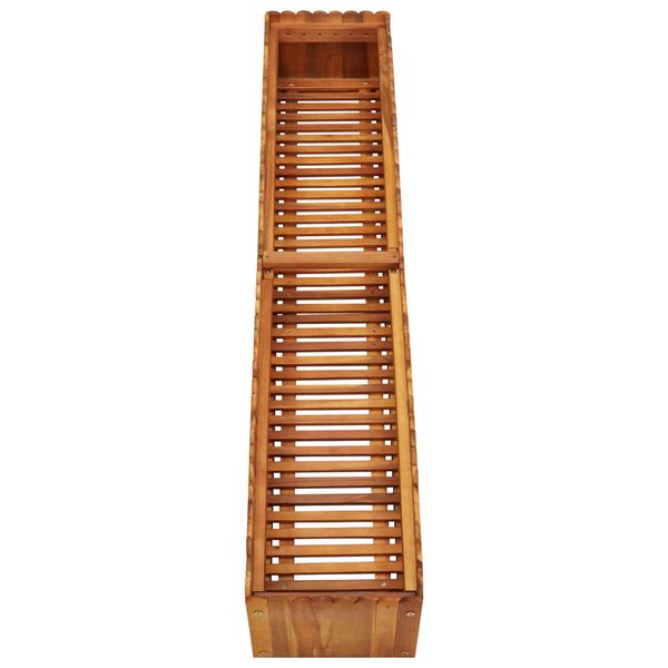 vidaXL Садова Піднесена Клумба 150x30x25 см Масив Акації