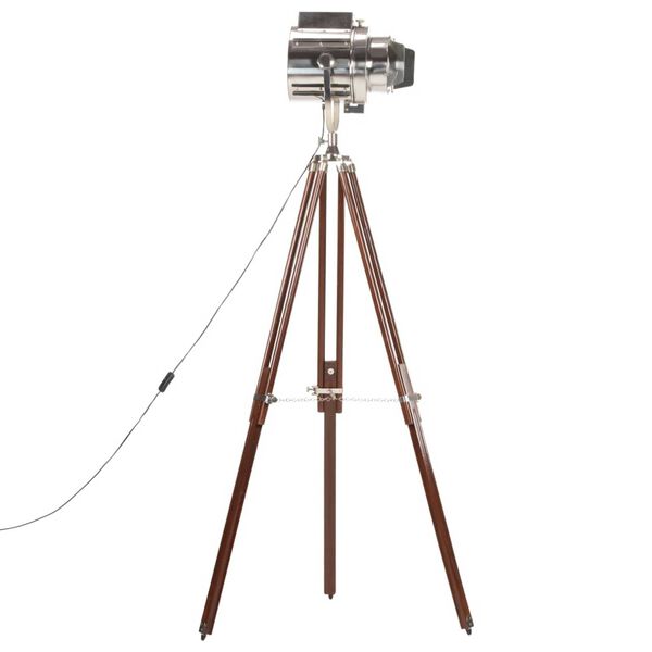 vidaXL Торшер на Тринозі 180 см Масив Дерева Манго