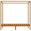 vidaXL Каркас Ліжка з Балдахіном Медово-Коричневий 90x200 см Масив Сосни