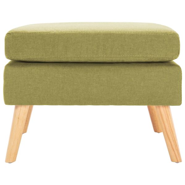 vidaXL Ослінчик для Ніг Зелений Тканина