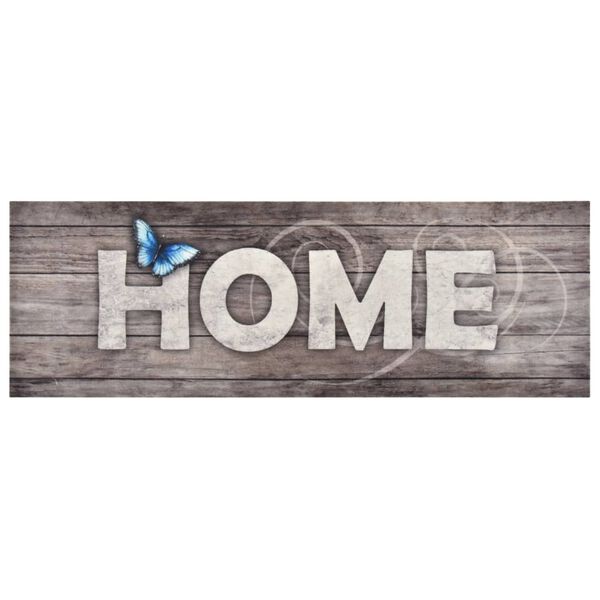 vidaXL Кухонний Килимок "Home" 45x150 см Переться