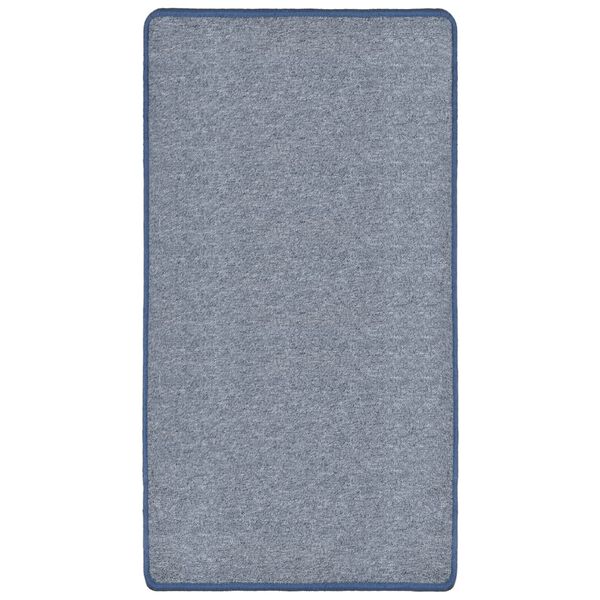 vidaXL Килимок Ворсовий Синій 80х150 см