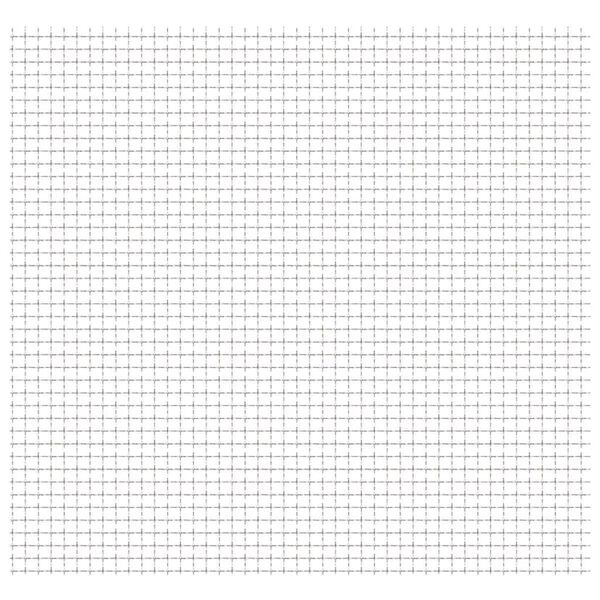 vidaXL Садова Дротяна Огорожа 50x50 см 21x21x2,5 мм Нержавіюча Сталь