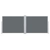 vidaXL Бічний Висувний Тент Антрацит 140x1000 см