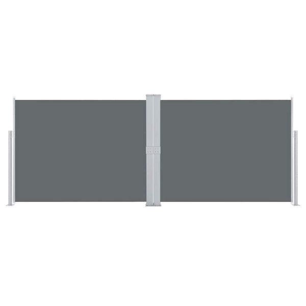 vidaXL Бічний Висувний Тент Антрацит 140x1000 см