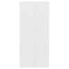 800288 vidaXL Shoe Cabinet White 80x35,5x180 cm Chipboard