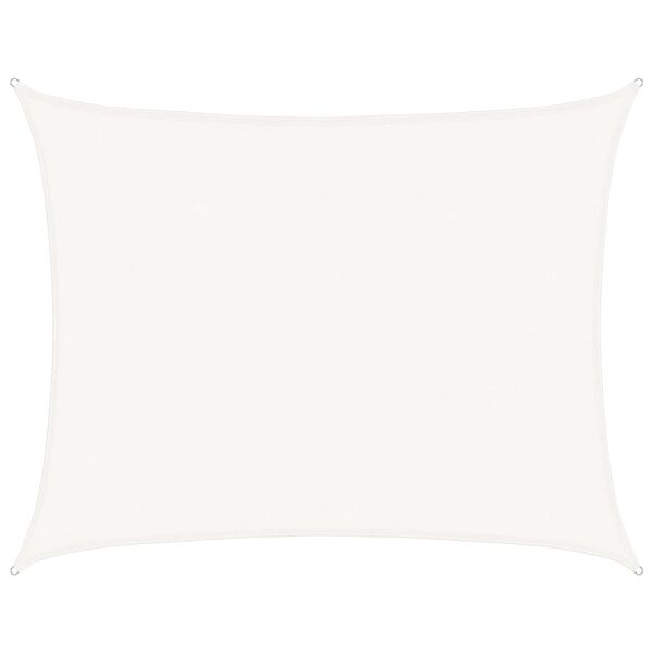vidaXL Сонцезахисний Навіс Білий 6x8 м ПВЩ 160 г/м&sup2;