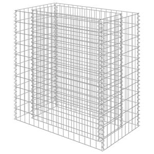 vidaXL Габіонова Піднесена Клумба 90x50x100 см Оцинкована Сталь