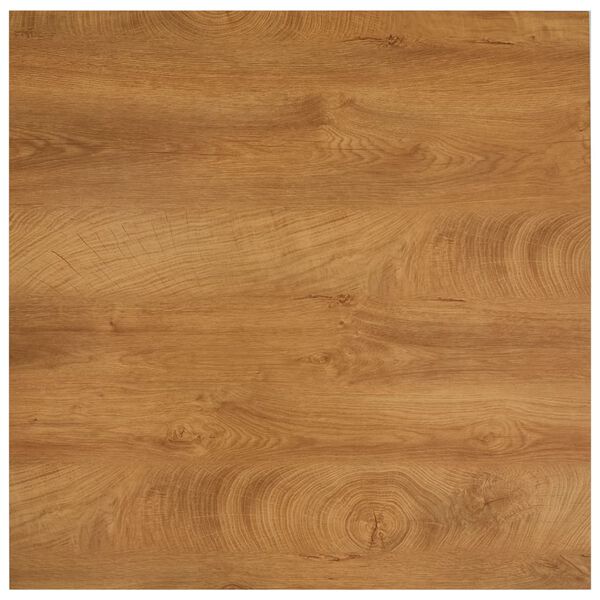 vidaXL Обідній Стіл Колір Дуба і Чорний 80,5x80,5x73 см МДФ