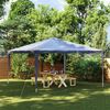 48503 vidaXL Party Tent 4x4 m Blue
