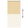 vidaXL Рулонна Штора Світлонепроникна Бежевий 40х100 см