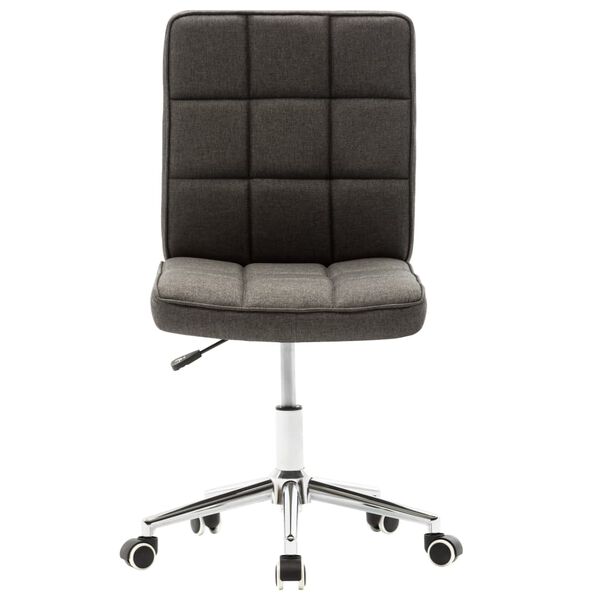 vidaXL Обідні стільці 2 шт Темно-сірий Тканина