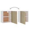 801263 vidaXL Hanging Cabinet Sonoma Oak 50x31x60 cm Chipboard